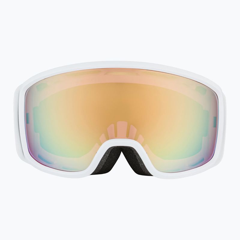 Alpina Bivio QV ski goggles white matt/ gold 2