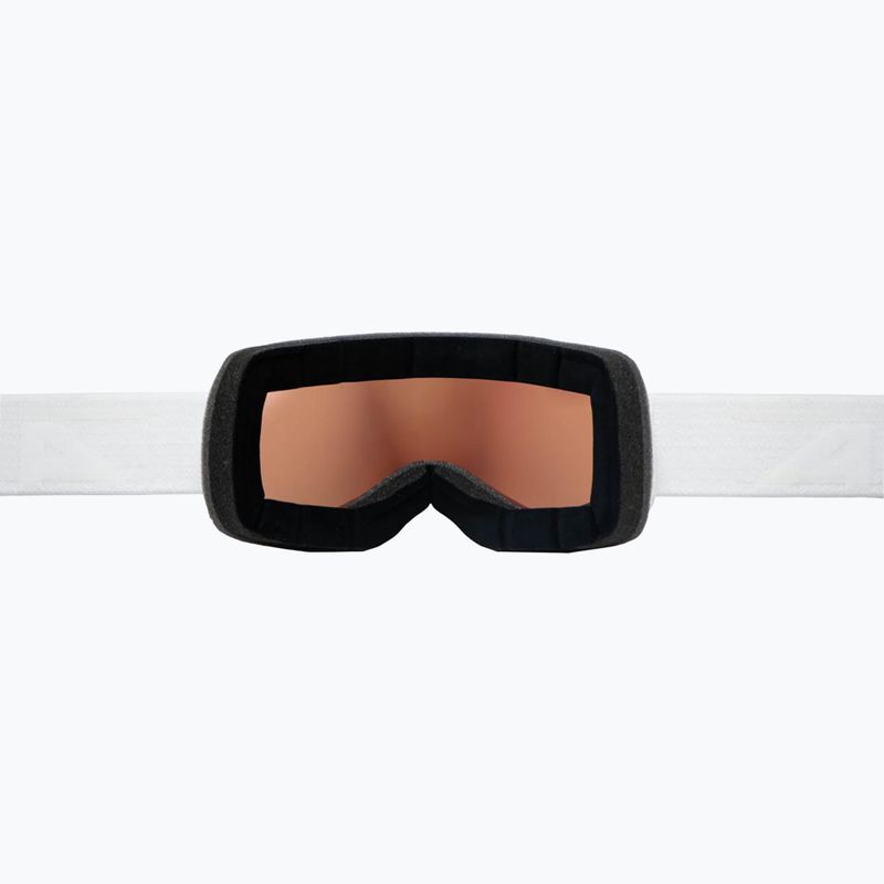 Alpina Taos QV ski goggles white matt/ gold 7
