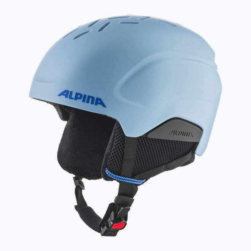 Alpina Pizi children's ski helmet smoke/ blue matt