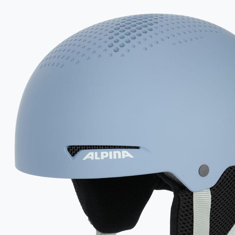Alpina children's ski helmet Zupo smoke/ blue matt 7