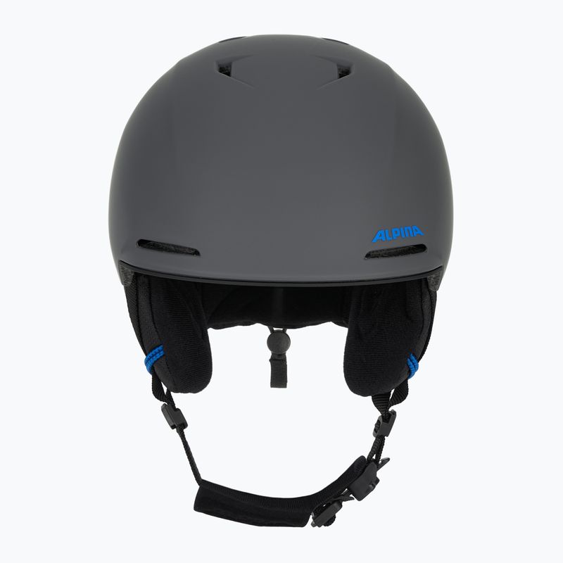 Alpina Brix midnight/ grey matt children's ski helmet 2