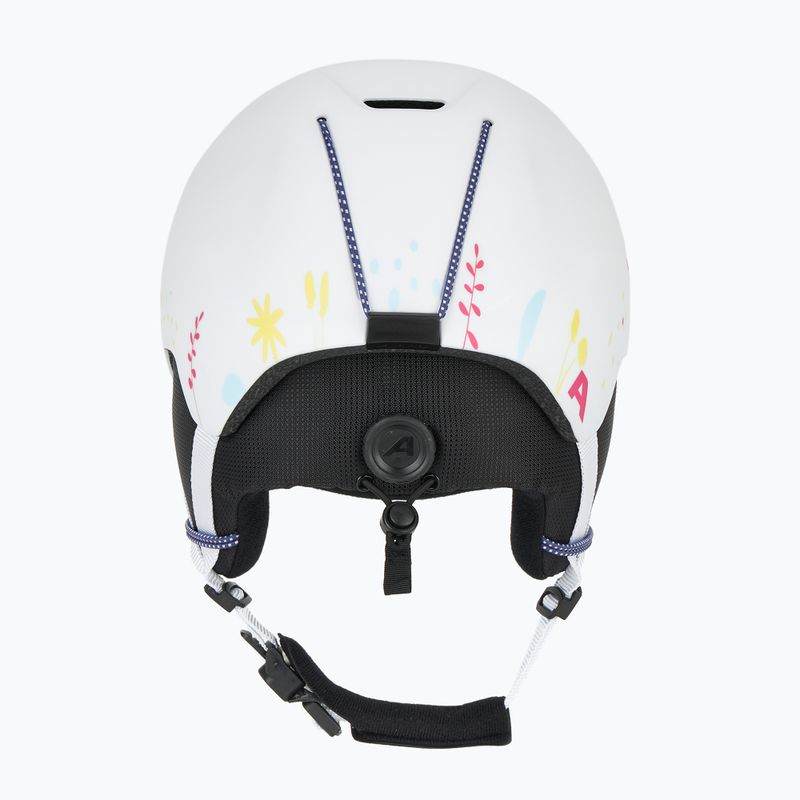 Alpina Brix children's ski helmet white/ graphic matt 4