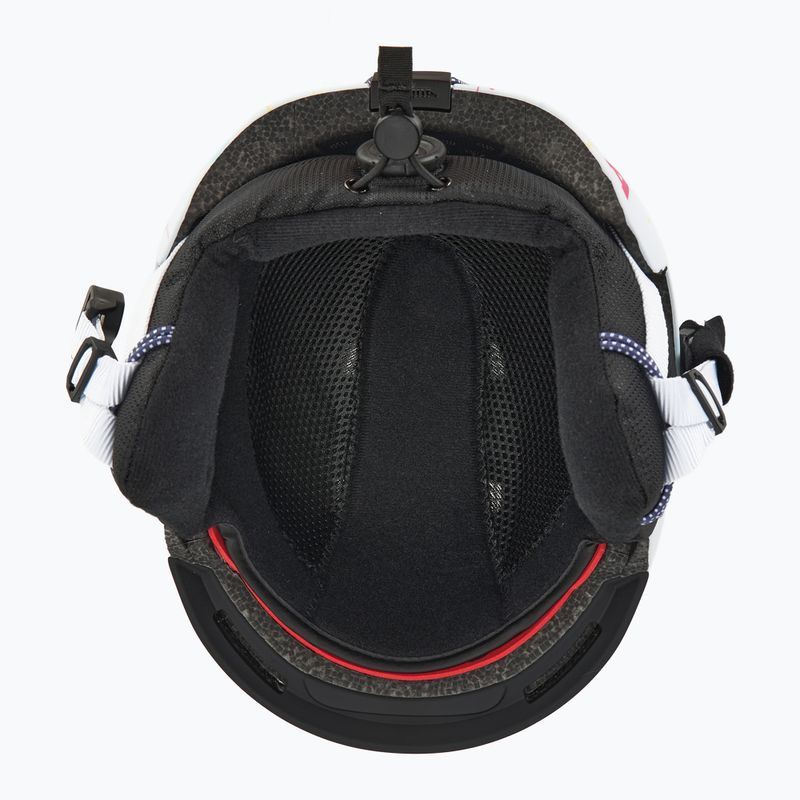 Alpina Brix children's ski helmet white/ graphic matt 5