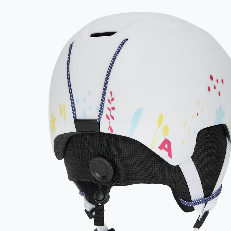 Alpina Brix children's ski helmet white/ graphic matt 8