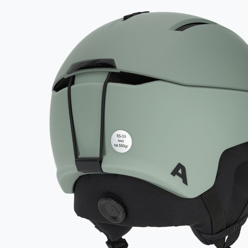 Alpina ski helmet Nax willow/ green matt 8