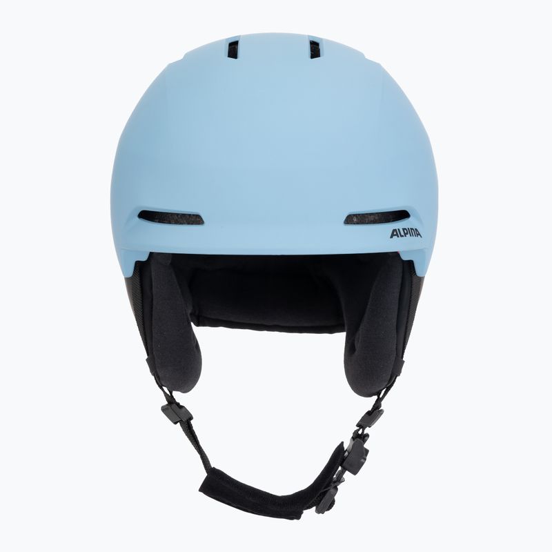 Alpina ski helmet Nax smoke/ blue matt 2