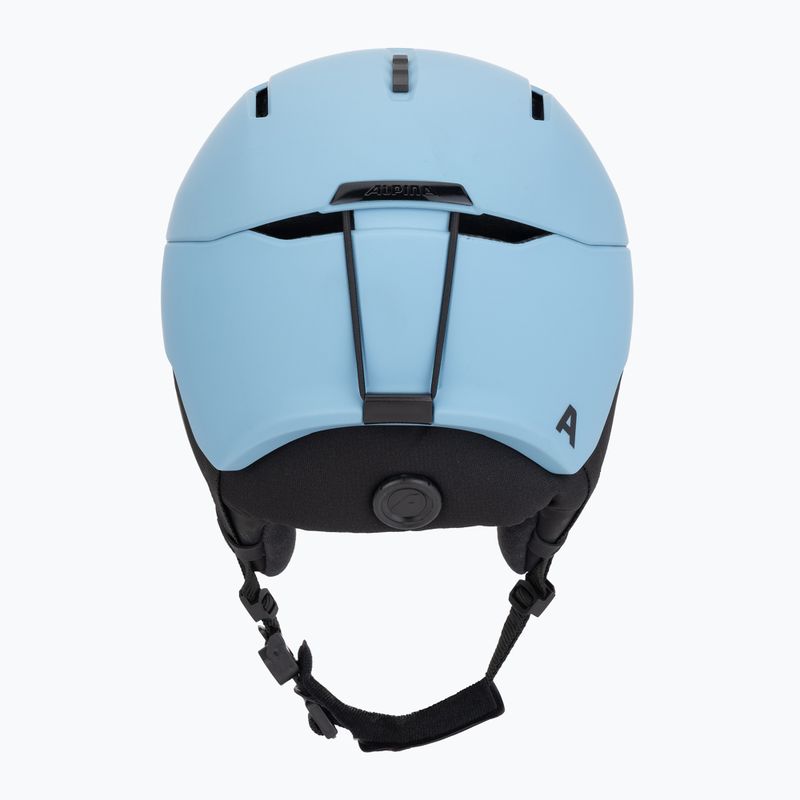 Alpina ski helmet Nax smoke/ blue matt 4