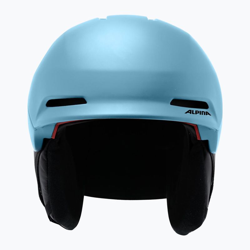 Alpina ski helmet Nax smoke/ blue matt 2