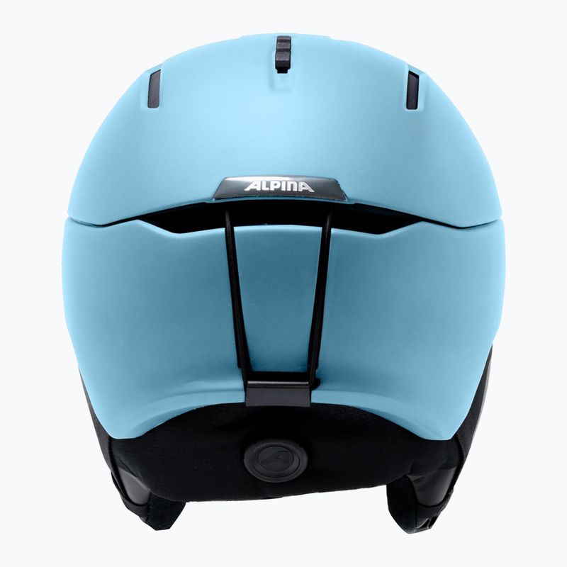 Alpina ski helmet Nax smoke/ blue matt 3