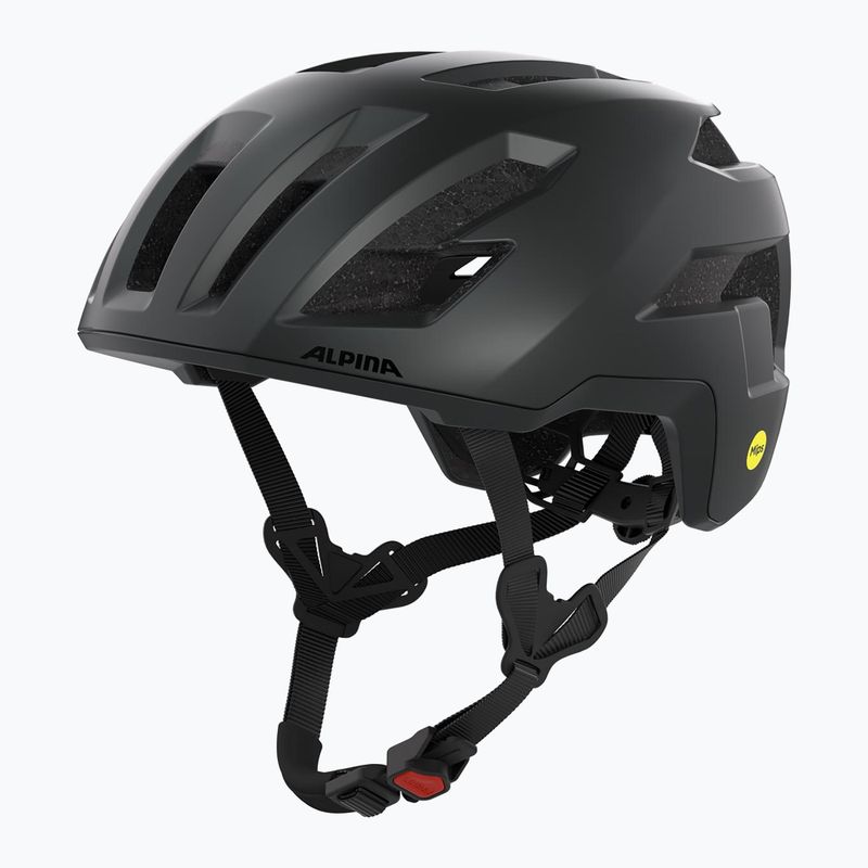 Bike helmet Alpina Taunus Gravel MIPS black matte