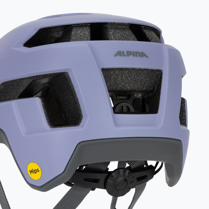 Bike helmet Alpina Taunus Gravel MIPS lilac matt 8