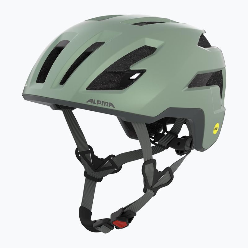 Bike helmet Alpina Taunus Gravel MIPS willow green matt