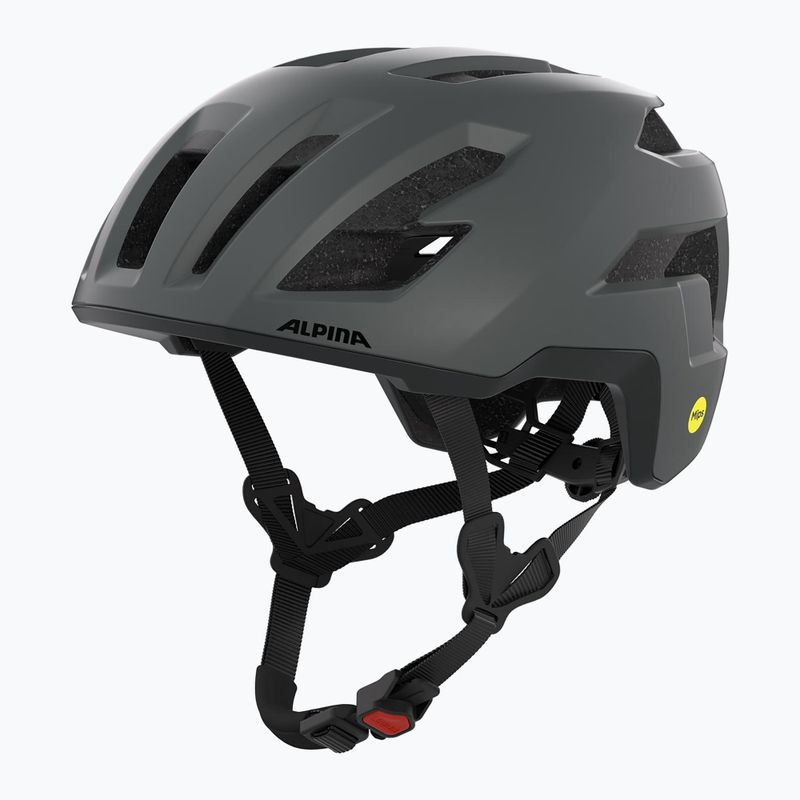 Bike helmet Alpina Taunus Gravel MIPS black/midnight grey matt