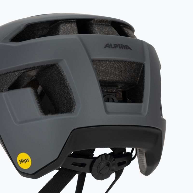 Bike helmet Alpina Taunus Gravel MIPS black/midnight grey matt 8