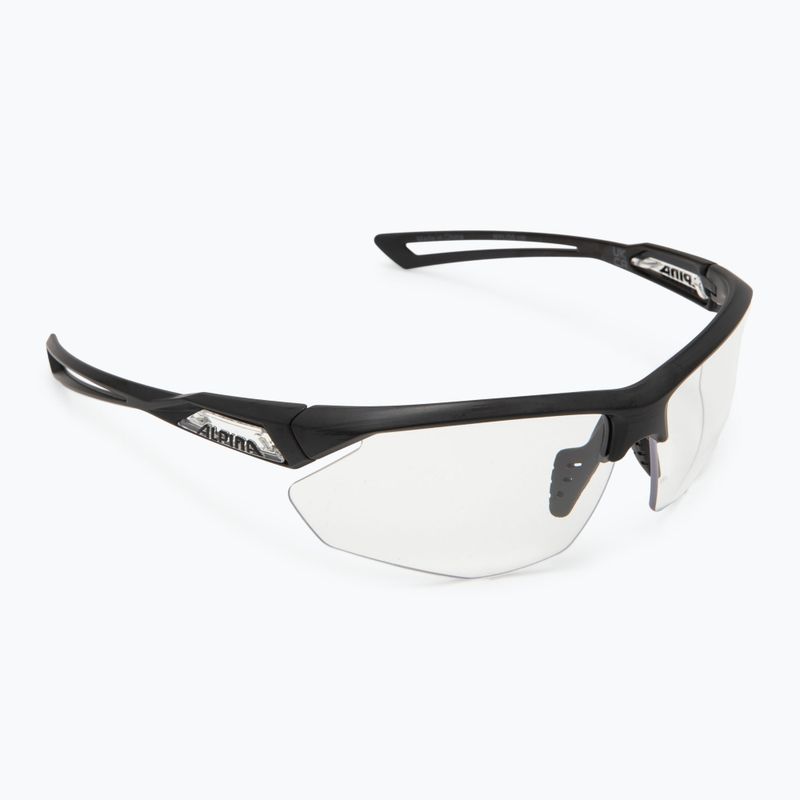 Alpina Nylos HR black transparent matt/ clear sunglasses