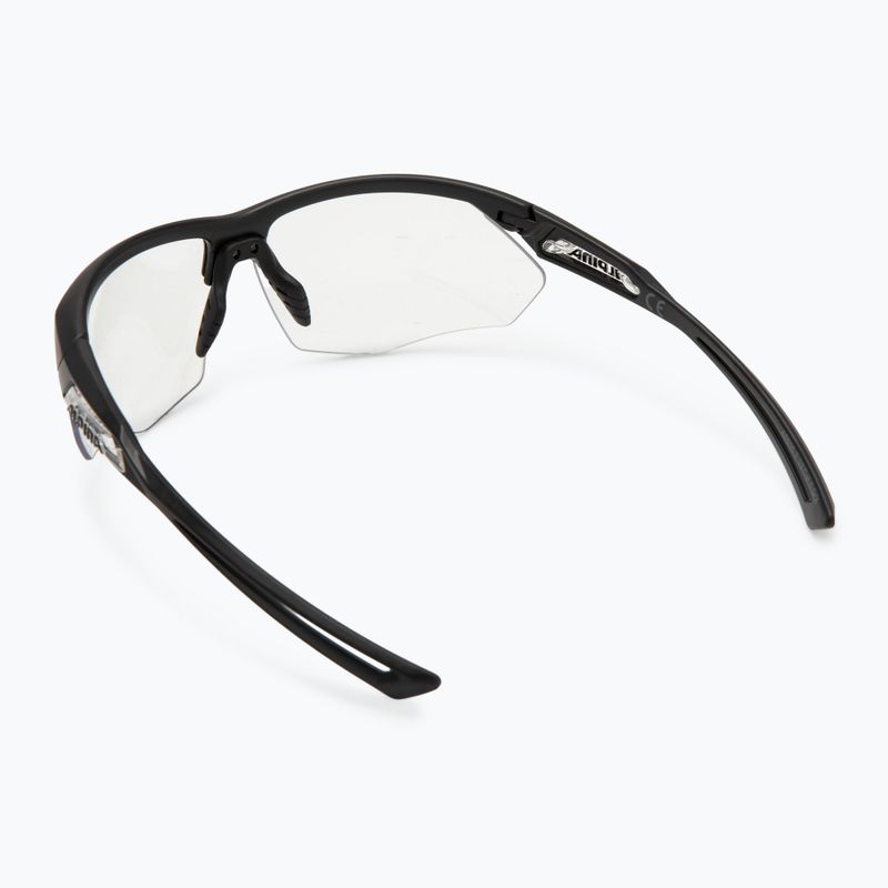 Alpina Nylos HR black transparent matt/ clear sunglasses 2