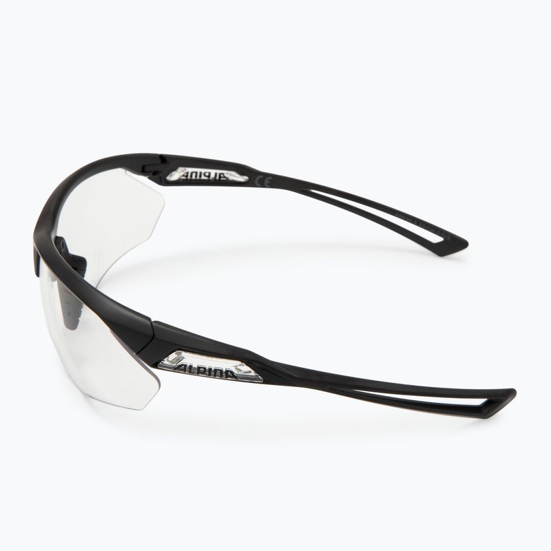 Alpina Nylos HR black transparent matt/ clear sunglasses 4