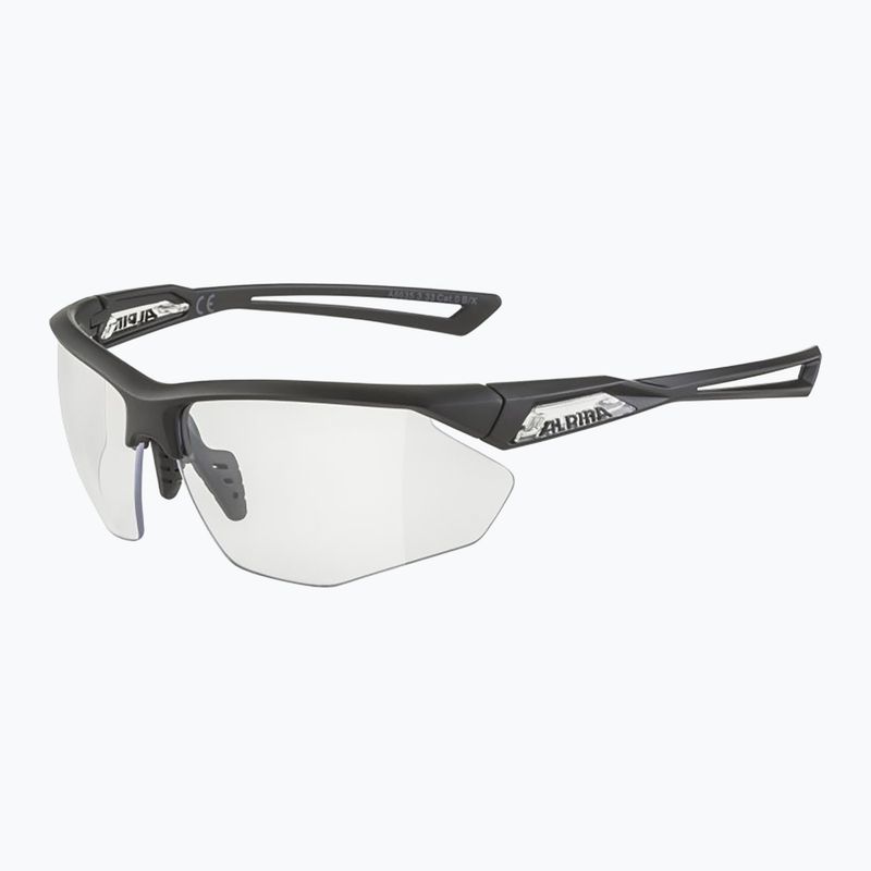 Alpina Nylos HR black transparent matt/ clear sunglasses 5