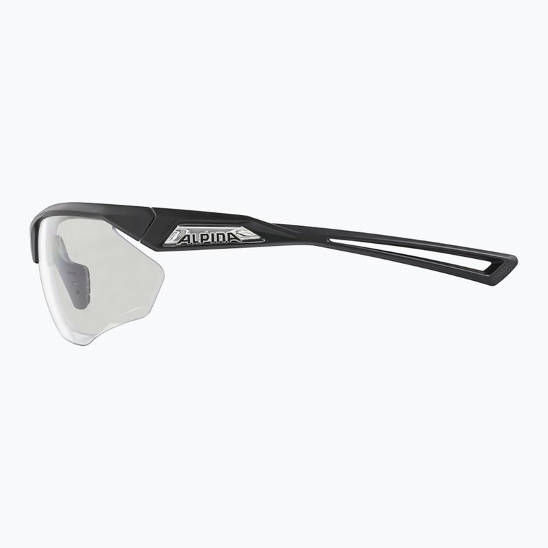 Alpina Nylos HR black transparent matt/ clear sunglasses 7