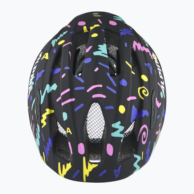 Children's bicycle helmet Alpina Pico black/confetti gloss 3