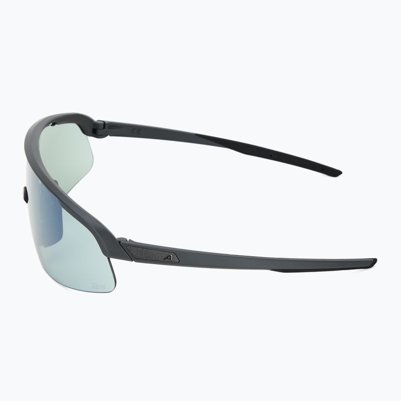 Alpina Turbo Pro S Q-Lite midnight grey matt/ silver mirror sunglasses 4