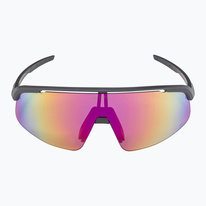 Alpina Turbo Pro S Q-Lite black metallic matt/pink mirror sunglasses 6