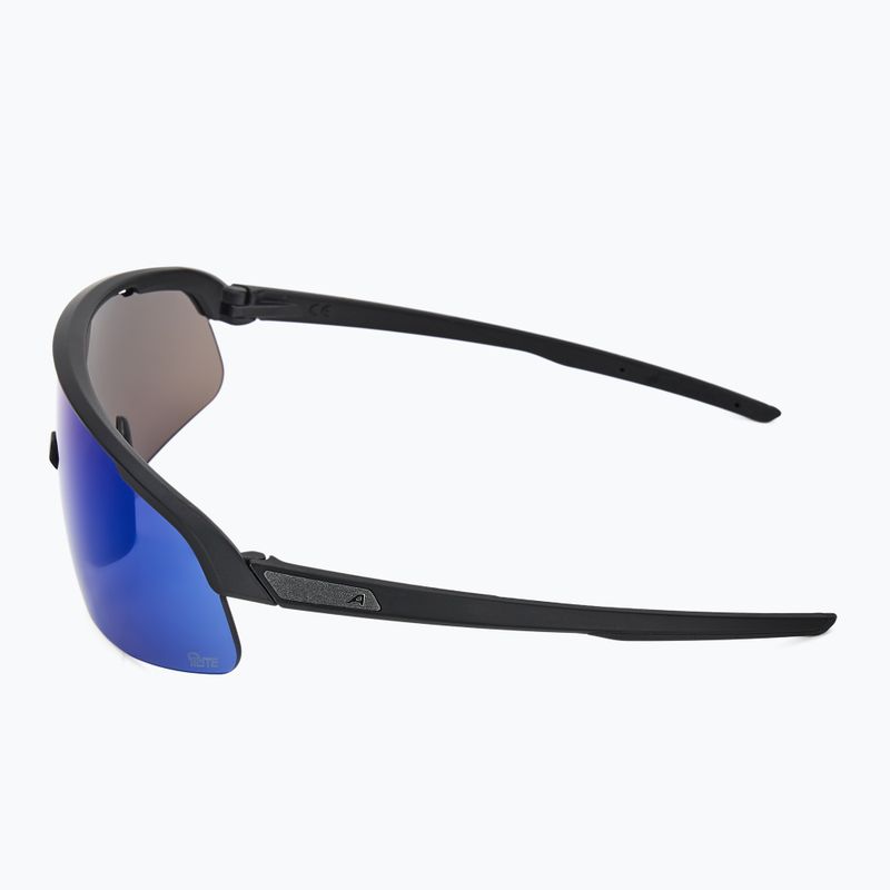 Alpina Turbo Pro S Q-Lite black matt/ blue mirror sunglasses 4