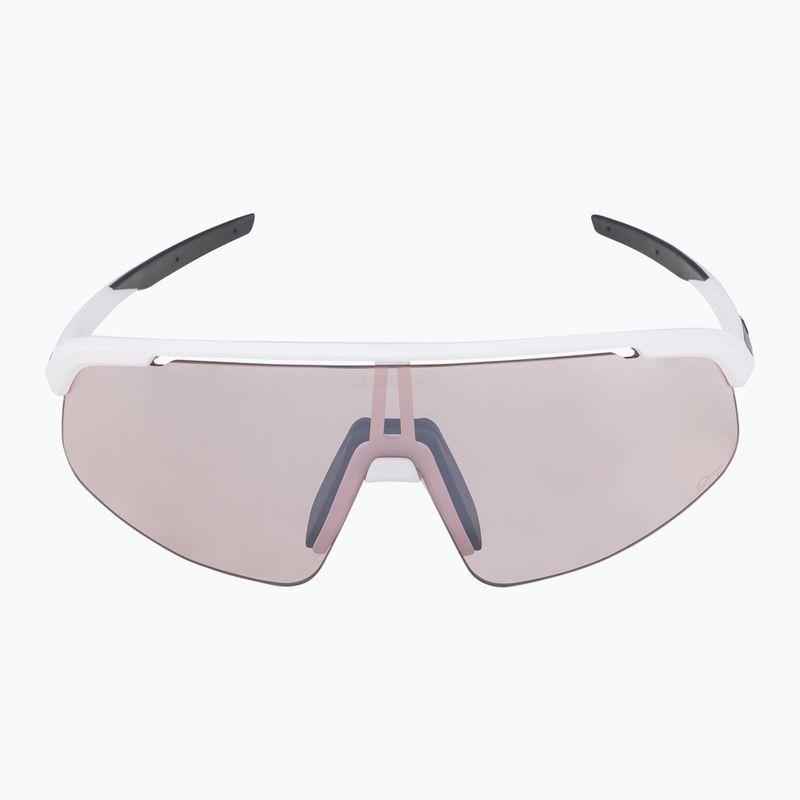 Alpina Turbo Pro S Q-Lite white matt/ silver flash mirror sunglasses 6