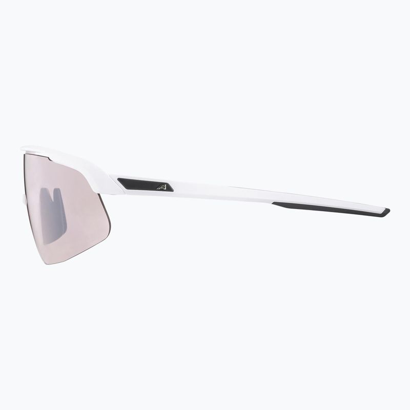 Alpina Turbo Pro S Q-Lite white matt/ silver flash mirror sunglasses 7