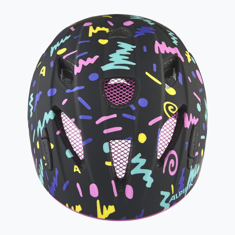 Children's bike helmet Alpina Ximo Flash black confetti matt 3
