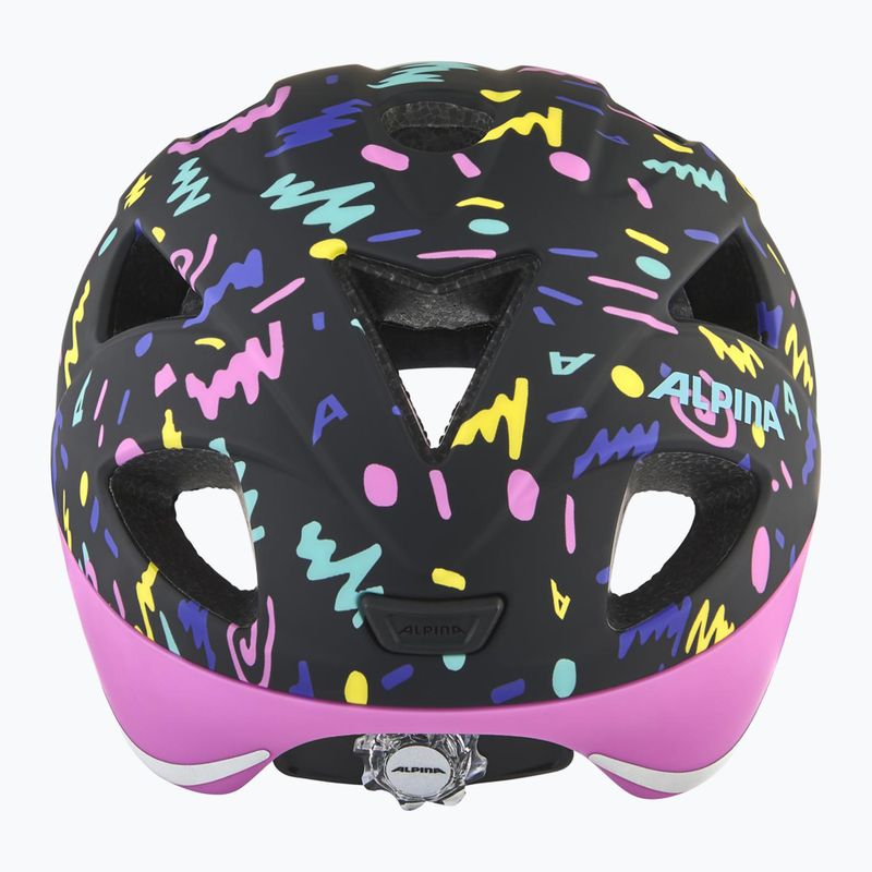 Children's bike helmet Alpina Ximo Flash black confetti matt 4