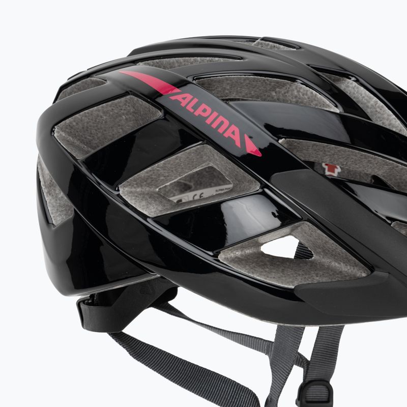 Bike helmet Alpina Panoma 3.0 black/pink gloss 8
