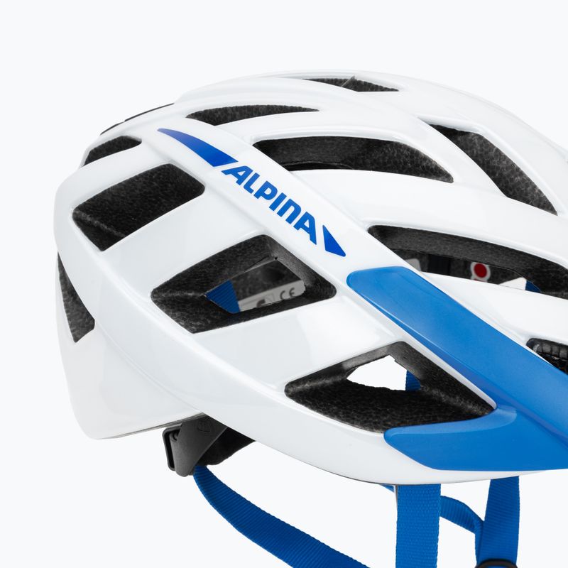 Bike helmet Alpina Panoma 3.0 white/blue gloss 7