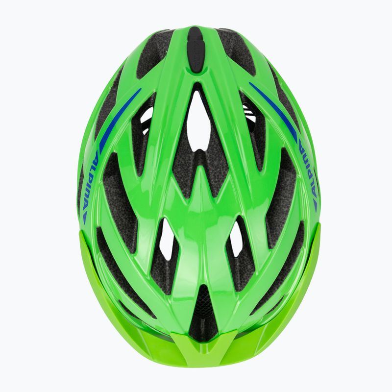Bike helmet Alpina Panoma 3.0 green/blue gloss 6