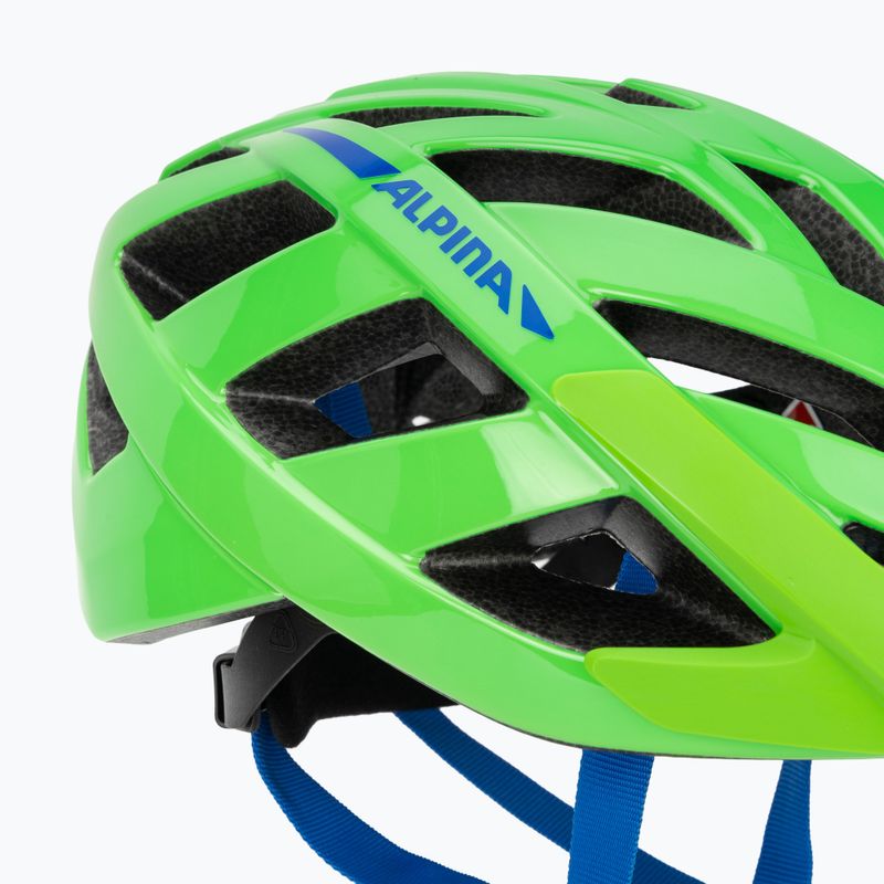 Bike helmet Alpina Panoma 3.0 green/blue gloss 7
