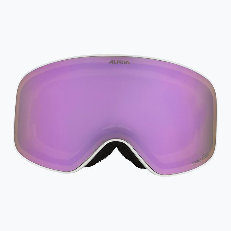 Children's ski goggles Alpina Fernie Q-Lite white/rose matt 2