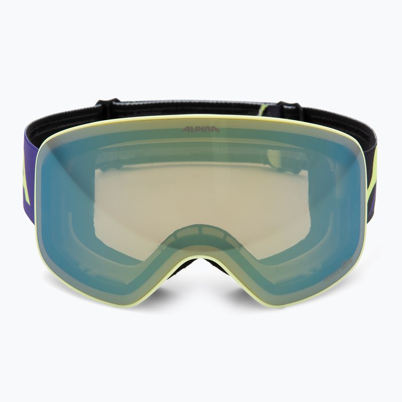 Children's ski goggles Alpina Fernie Q-Lite sunny/lime matt 2