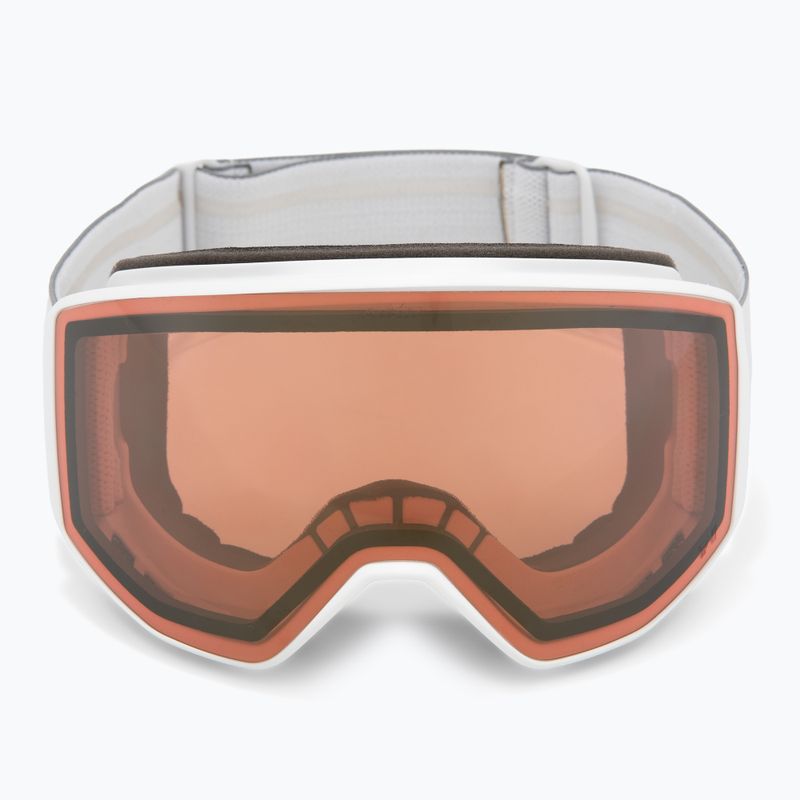 Ski goggles Alpina Venet QV white matt/gold 2