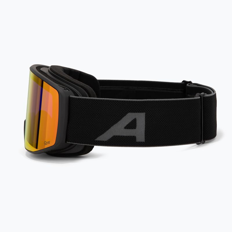 Ski goggles Alpina Venet Q-Lite black matt/red 4