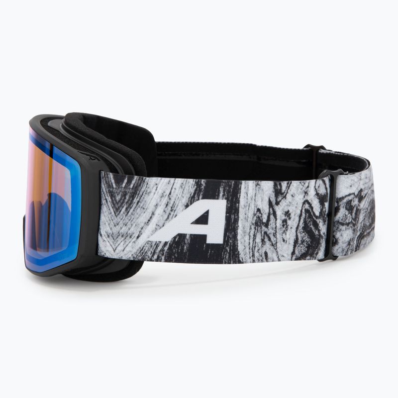 Ski goggles Alpina Venet Q-Lite black/glacier matt/blue 4
