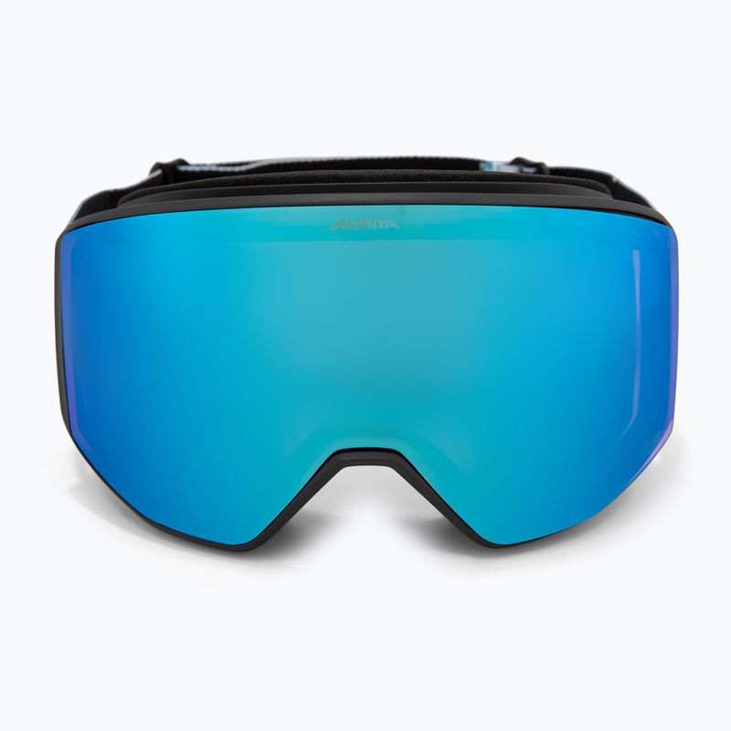 Ski goggles Alpina Venet Q-Lite black/blue matt/blue 2
