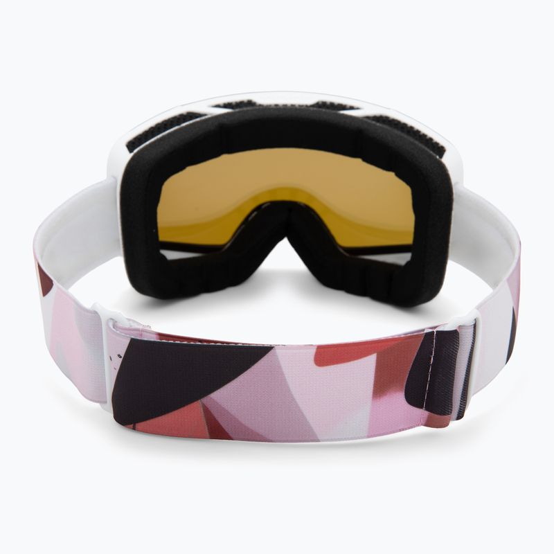 Ski goggles Alpina Taos Q-Lite white/rose matt/rose 3