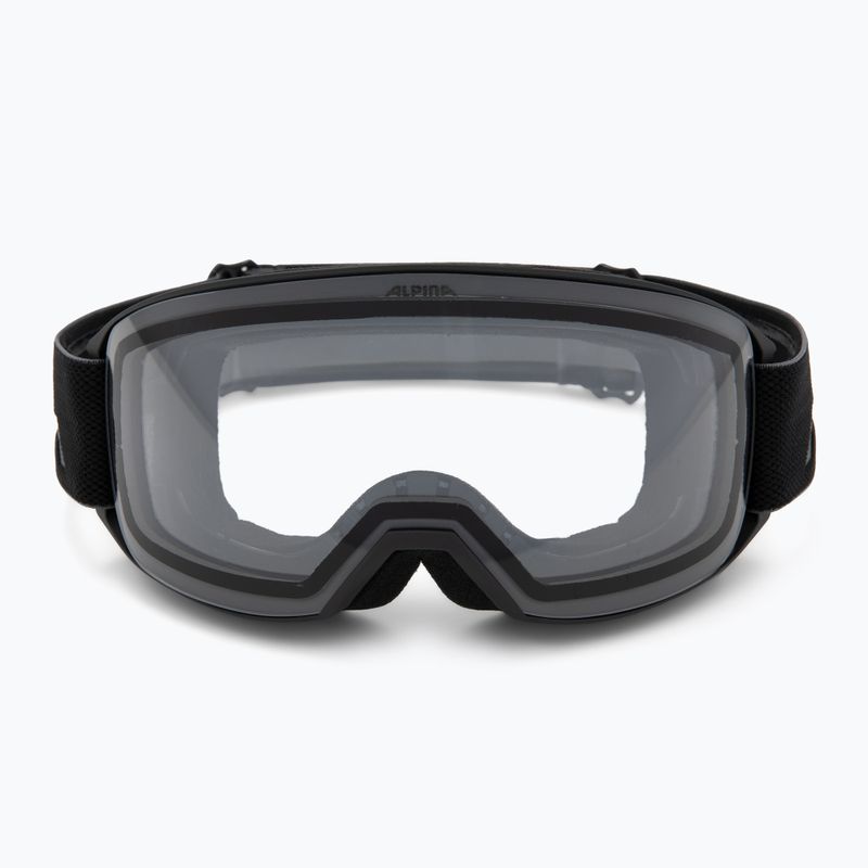 Ski goggles Alpina Nakiska black matte/clear 2