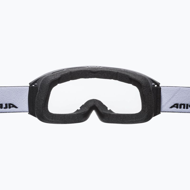 Ski goggles Alpina Nakiska black matte/clear 3