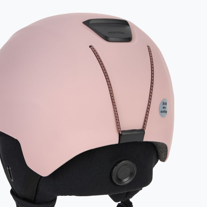 Ski helmet Alpina Brix smoke rose matt 8