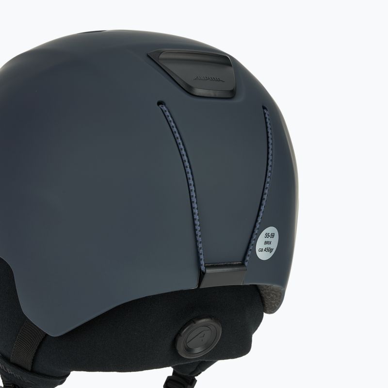 Ski helmet Alpina Brix Midnight Blue Matt 8