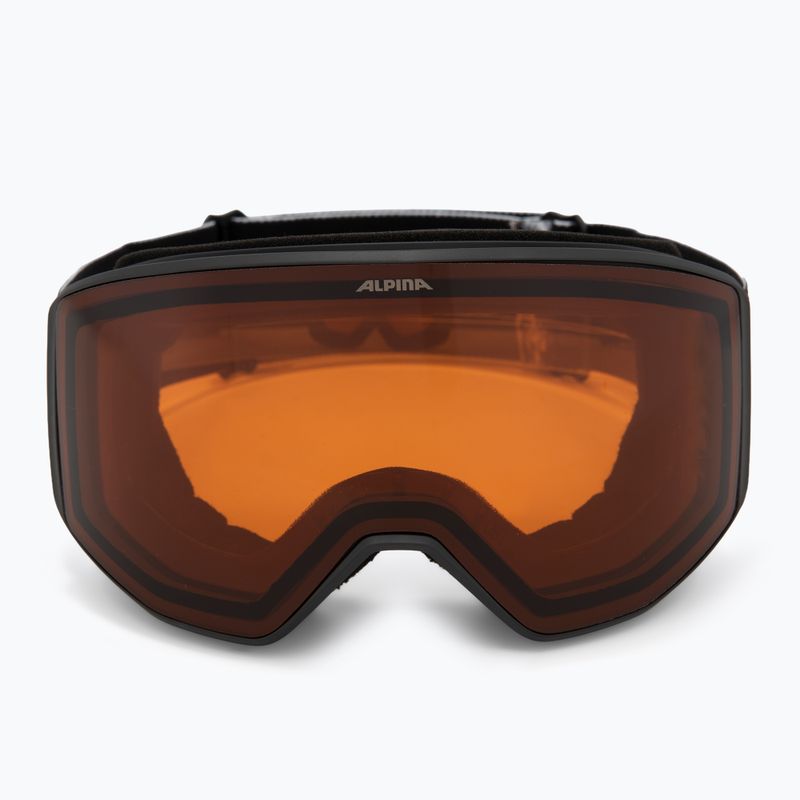 Ski goggles Alpina Venet black/glacier matt/orange 2