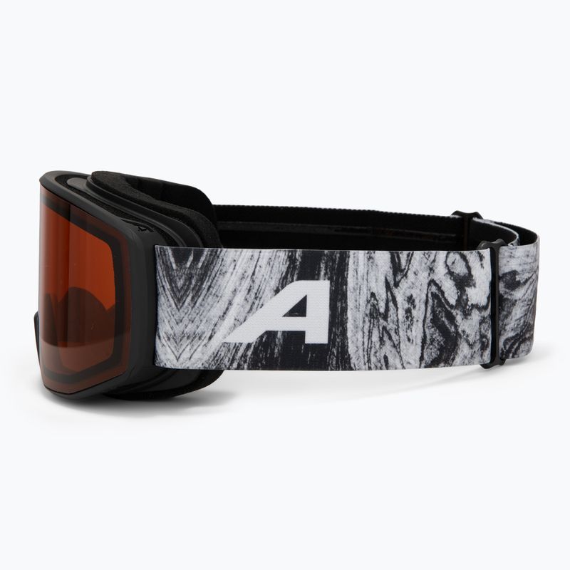 Ski goggles Alpina Venet black/glacier matt/orange 4