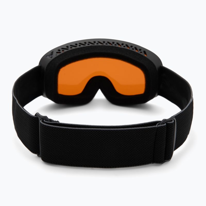 Children's ski goggles Alpina Piney 2.0 black matte/orange 3