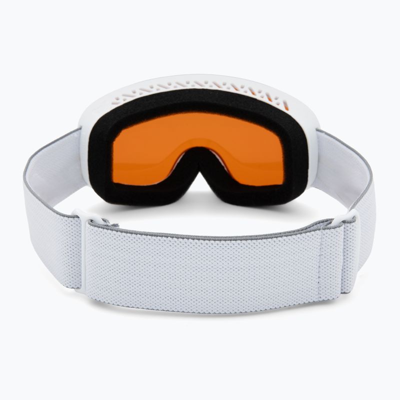 Children's ski goggles Alpina Piney 2.0 white matt/orange 3
